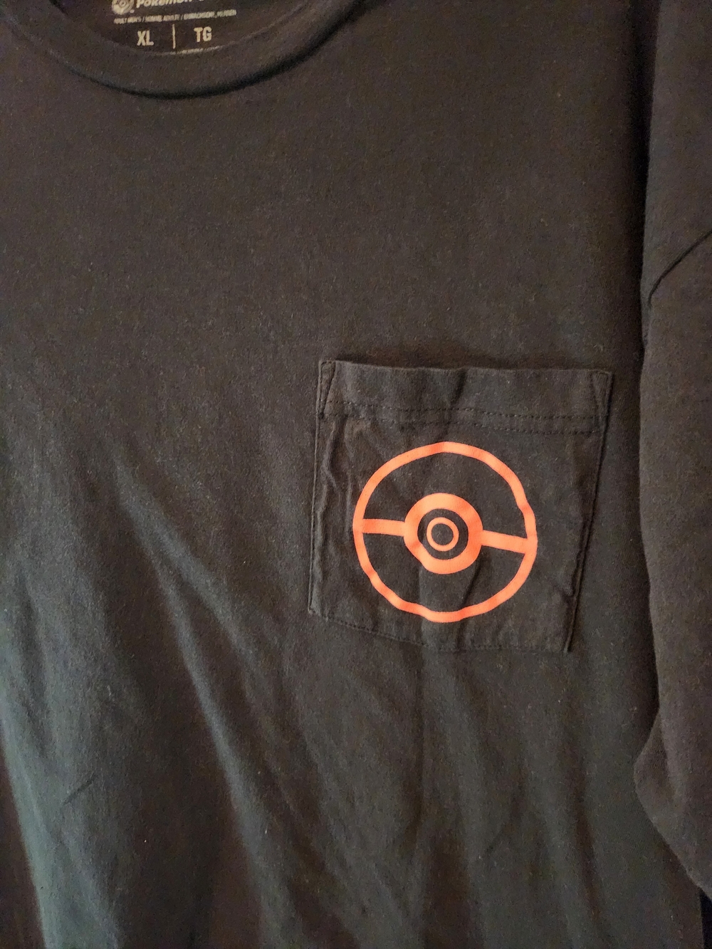 Pokémon Center Black T Shirt Pikachu & Corphis Summer Days Logo Men's XL - Picture 3 of 8